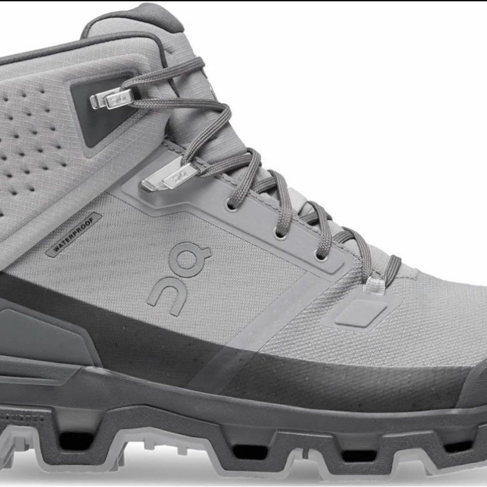 On Running Men's Charcoal Hiking Boots